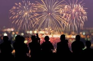 Uncle Sam Jam Fireworks @ Civic Center Park | Woodhaven | Michigan | United States