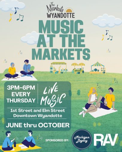 Wyandotte Music at the Markets @ Elm and First Streets Wyandotte, MI  48192 | Wyandotte | Michigan | United States