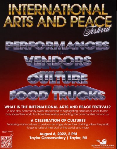 The International Arts & Peace Festival @ Taylor Conservatory and Botanical Gardens | Taylor | Michigan | United States