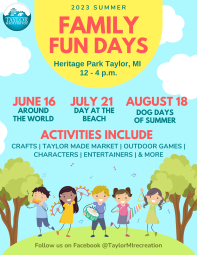 Heritage Park Family Fun Days @ Heritage Park | Taylor | Michigan | United States