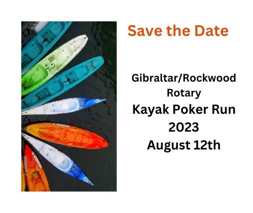 Rotary Kayak Poker Run 2023 @ Gibraltar Boblo Pavilion | Gibraltar | Michigan | United States